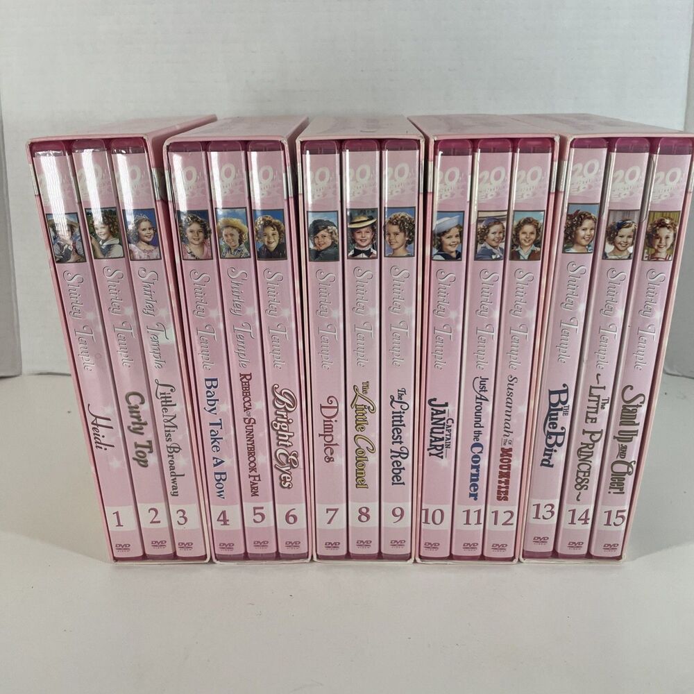 Shirley Temple DVD Collection Vol 1-5 Disc Set Missing Vol 6 (15 DVDs)